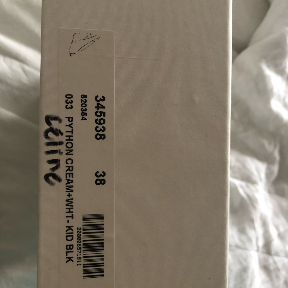 Celine Peep-Toe Wedge Heel In Python - image 6